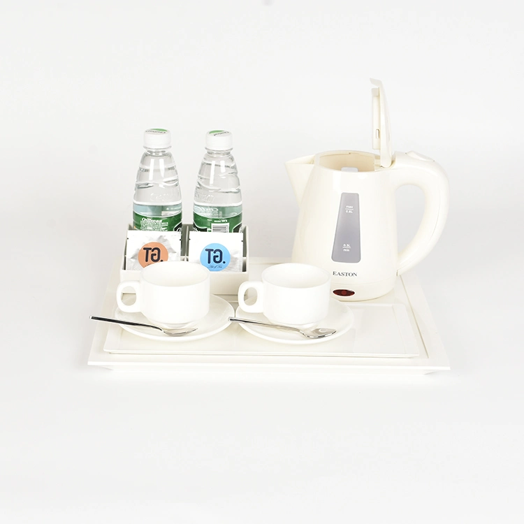 Popular Design for Hotel Kettle Sets with Melamine Tray Set