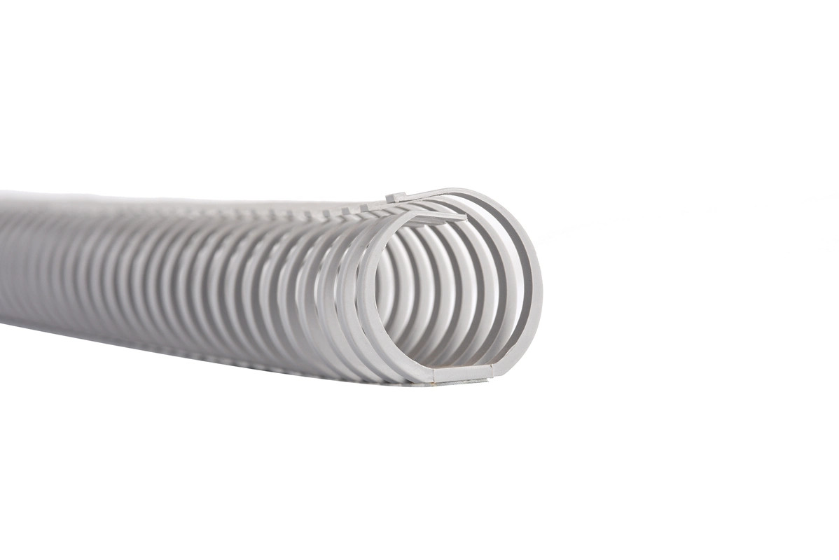 Easy to Install Space Saving Round Slip Type Insulated PVC Plastic Trunking Wire Duct