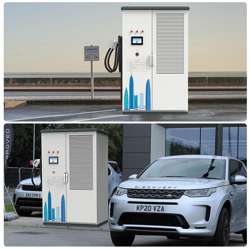 300kw 360kw 480kw CCS1 CCS 2 Chademo Rapid Level 3 DC EV Floor Mounted Fast Street Charging Pile Stations Charger Filling for The Electric Cars