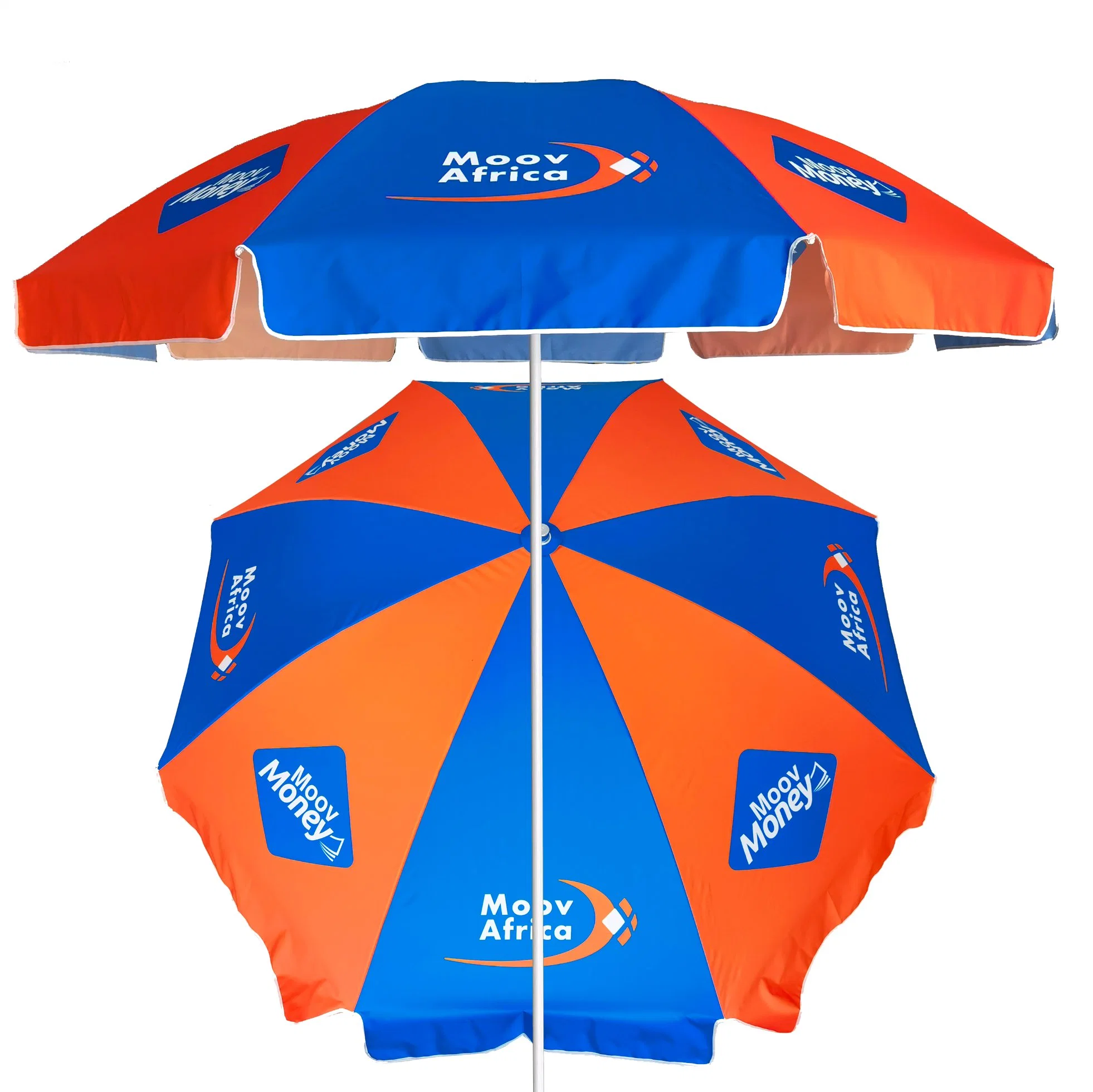 High quality/High cost performance  Customized Printed Polyester Beach Umbrellas for Outdoor