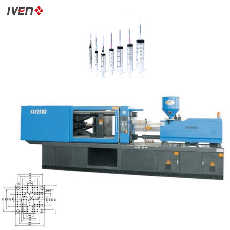 High Precision Plastic Injection Molding Machine / Medical Syringe Production Line with Good Service