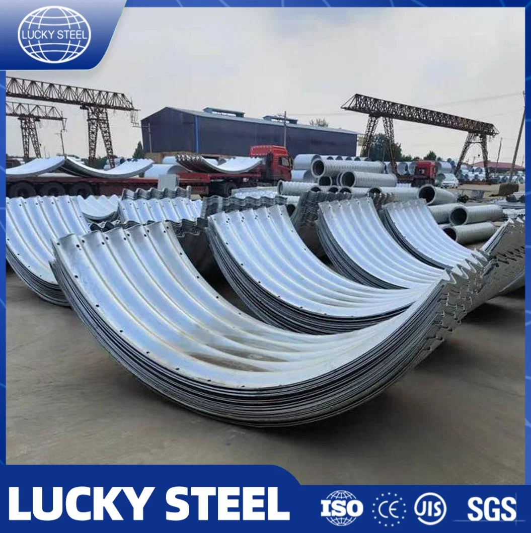 Supply Assembly Corrugated Culvert Spiral Steel Pipe Culvert Production Installation