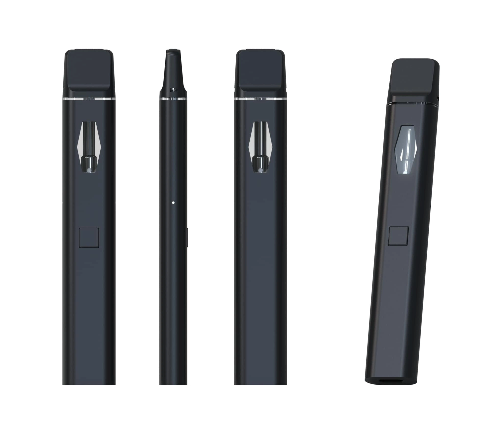 Hot Selling Rechargeable E-Cig Empty 2.0ml/3ml Thick Oil Cartridge Preheating Function Disposable/Chargeable Vape Cartridge Pen with Snap Lock