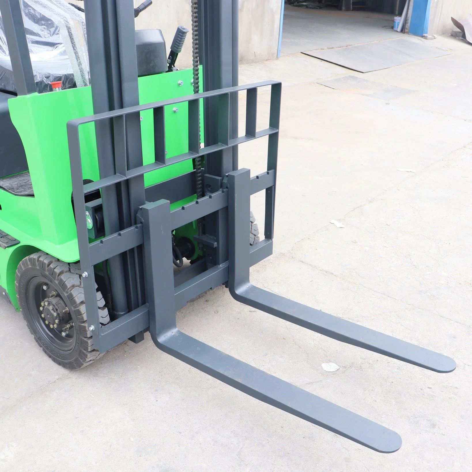 1ton 1000kg Lifting Height 5000mm 5m Four Wheel Battery Operated Mini Electric Forklift Equipment