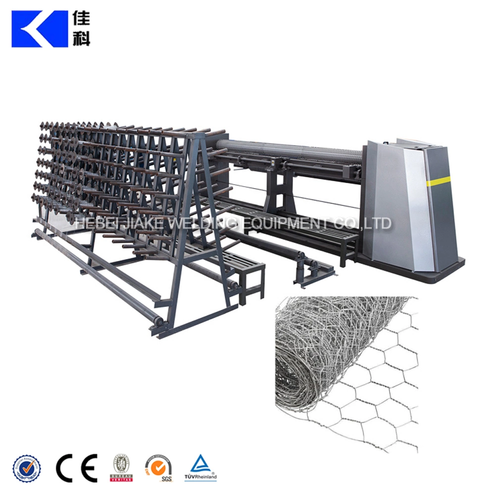 Straight and Reverse Double Twisted Hexagonal Wire Mesh Netting Machine Factory Rate