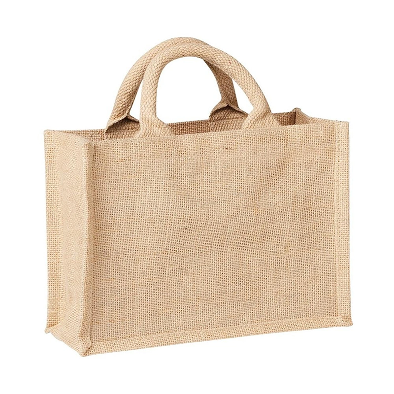 Impermeable Gunny Printeable Canvas Tote vino insultado Compras Regalo pequeño Bolsas de yute