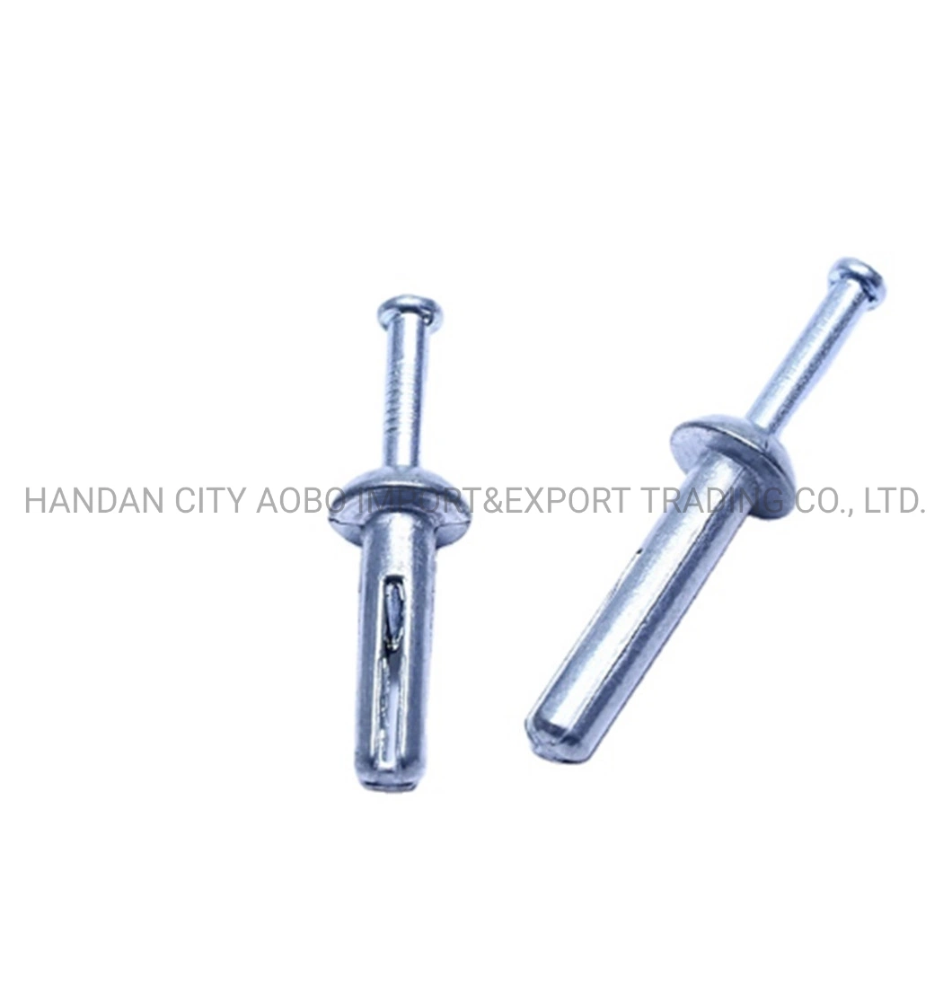 Galvanized Carbon Steel M6 Hammer Drive Anchor