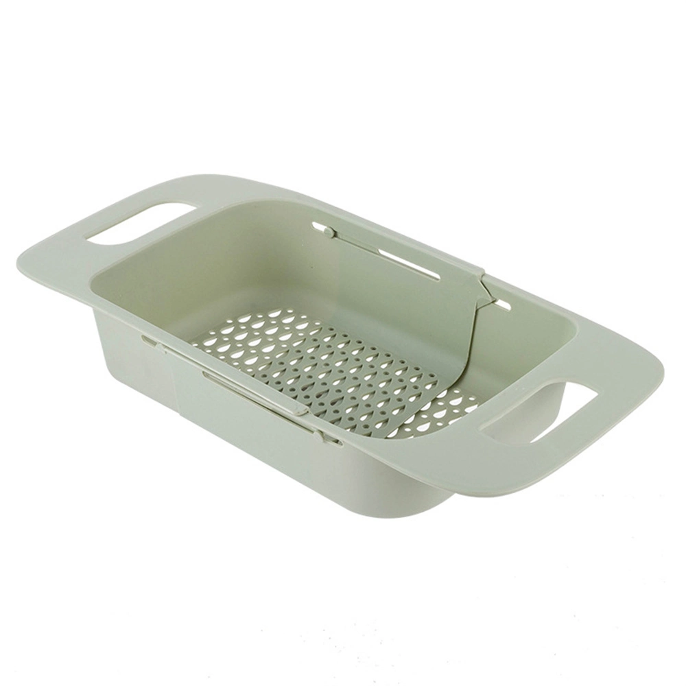 Adjustable Collapsible Over The Sink Strainer Colander Fruits and Vegetables Drain Basket