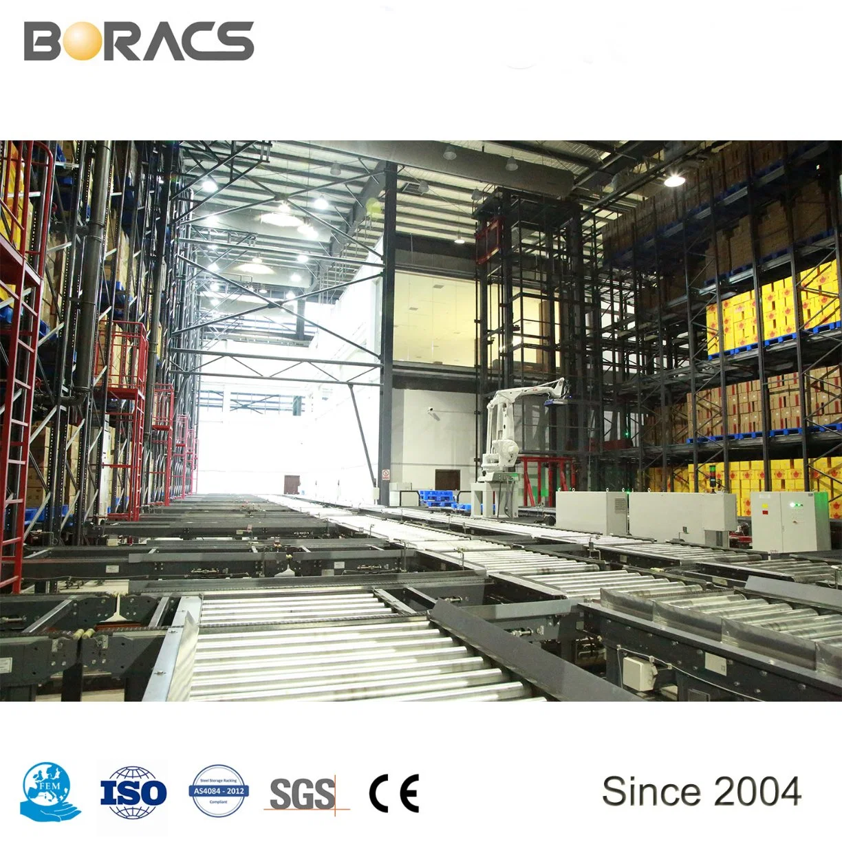 Warehouse Rack System as/RS Suppliers High Density Automation for Adjustable Pallet Rack for Warehouse