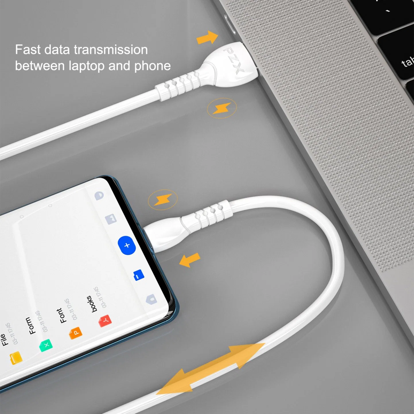 Pzx V147/V148/V149 2m High quality/High cost performance  Standard Fast Charging and Data Sync Cables