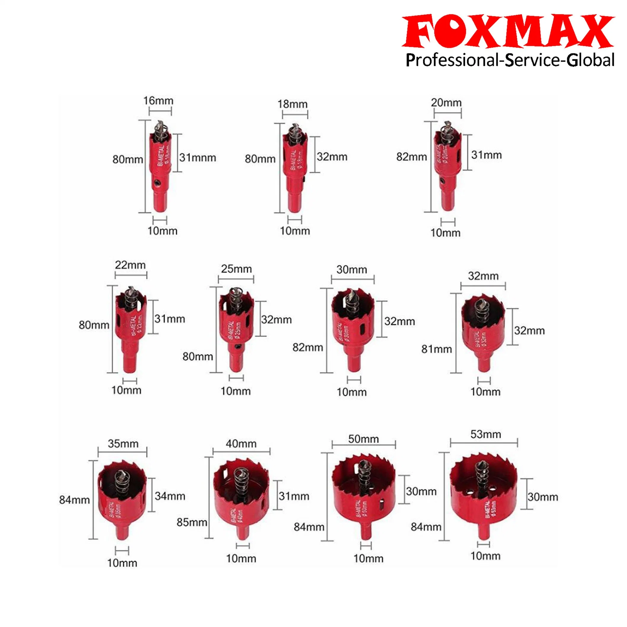 16mm-53mm Bi-Metal&HSS Drill Hole Saw (FXD-105)