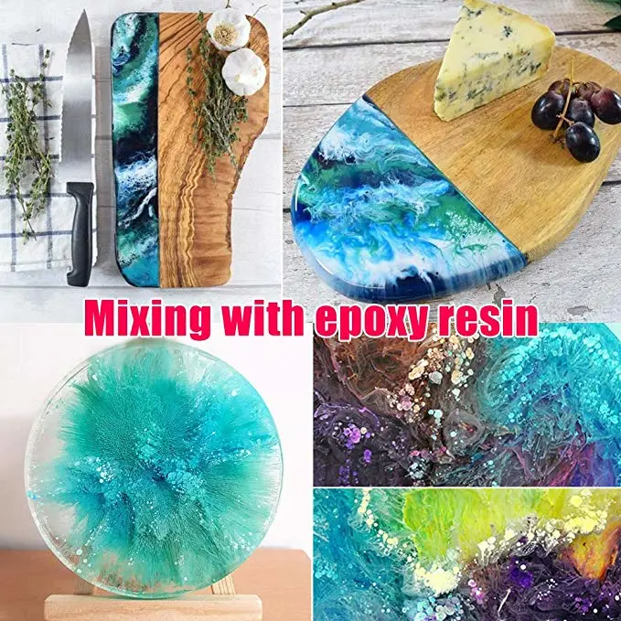 CNMI Mica Pigment Powder for Epoxy Resin Art Craft Jewelry Floor