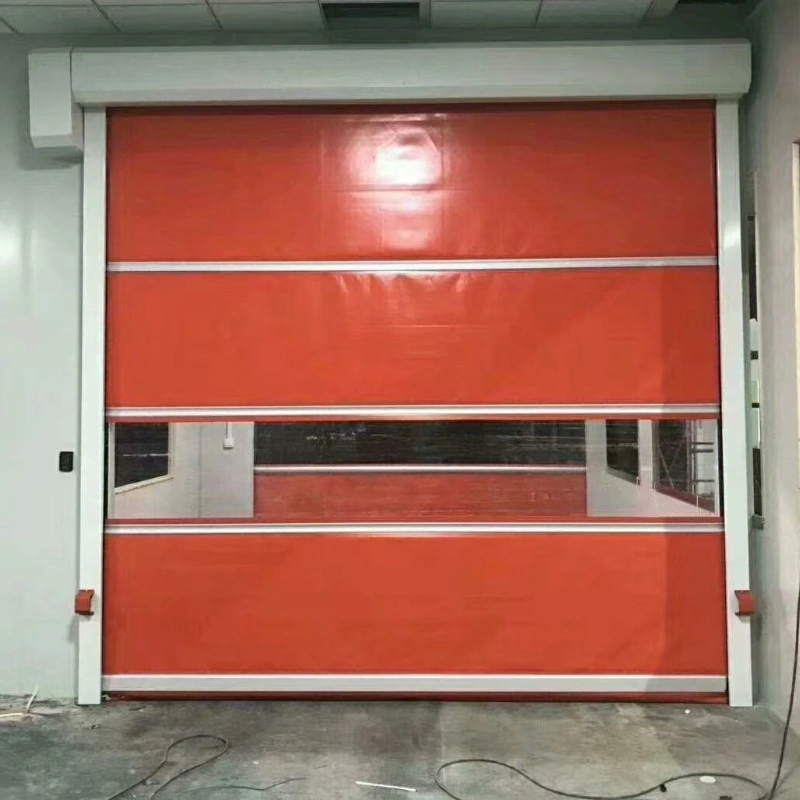 Industrial Electric antivol de feu d'isolation en PVC Porte Fast rolling shutter