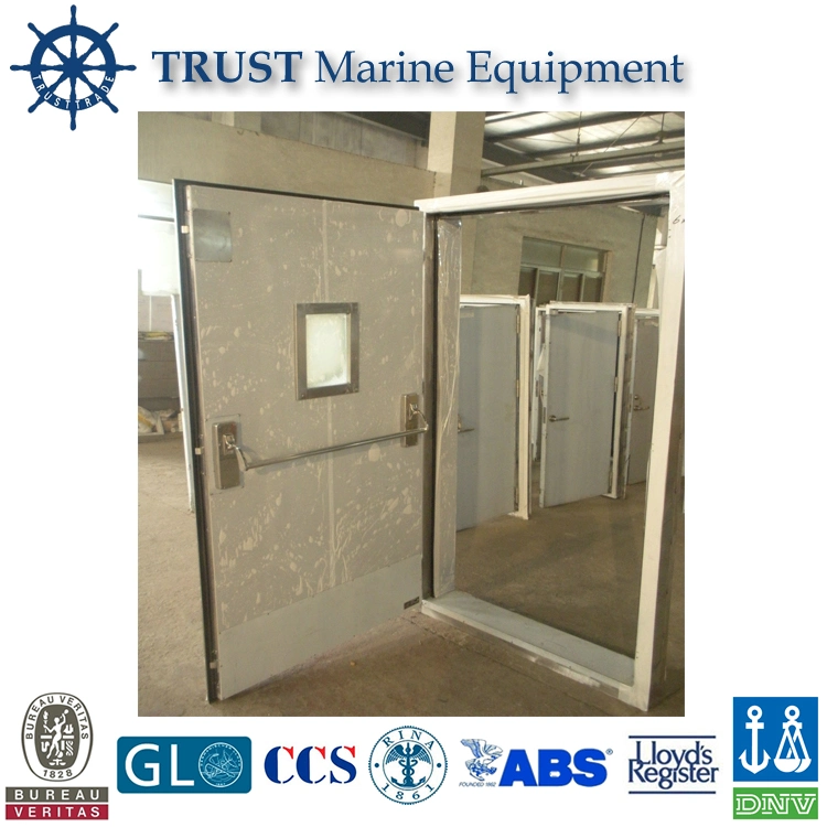 Marine Fireproof Gastight Watertight Weathertight Double Leaf Stainless Steel Door