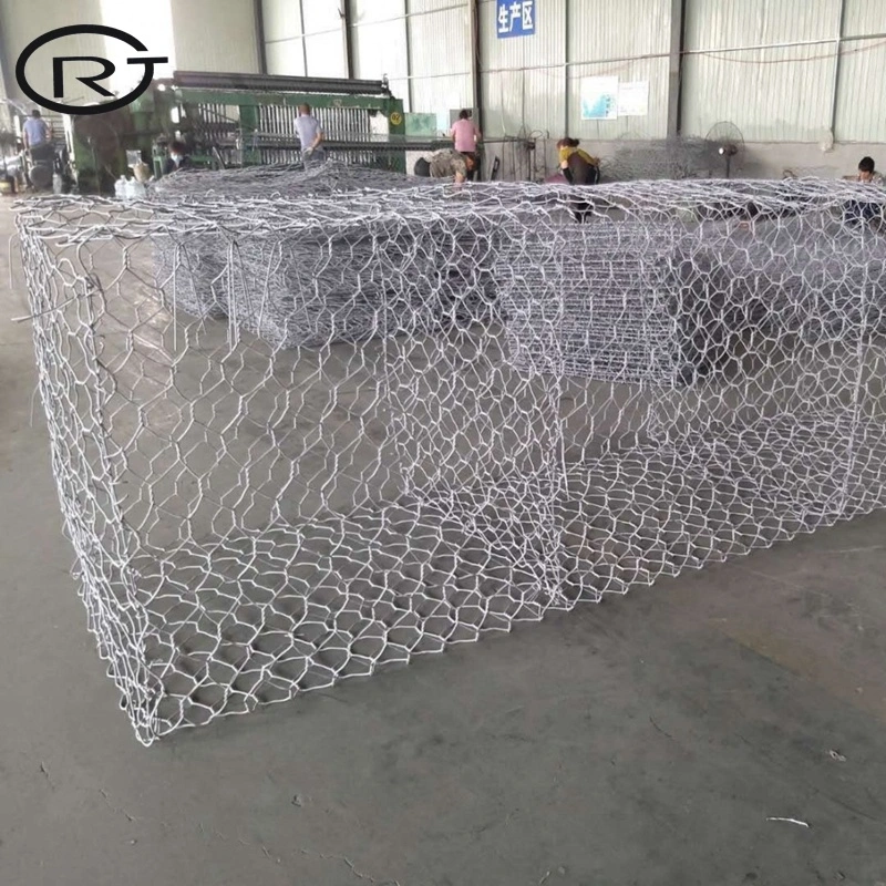 Gabion Matratze heiß DIP Verzinkt geschweißte Gabion Drahtgitter Box Steinkegel