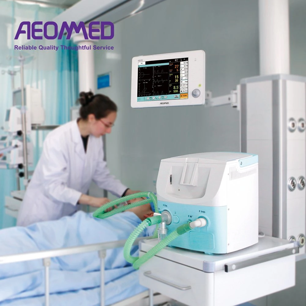 ICU Medical Equipment Transportable Notventilator Vg70 mit CE Aeonmed