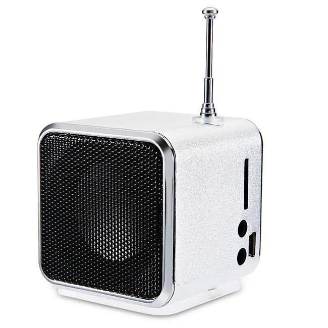 Portable Audio Video Mini Digital FM Radio Speaker with Music Player