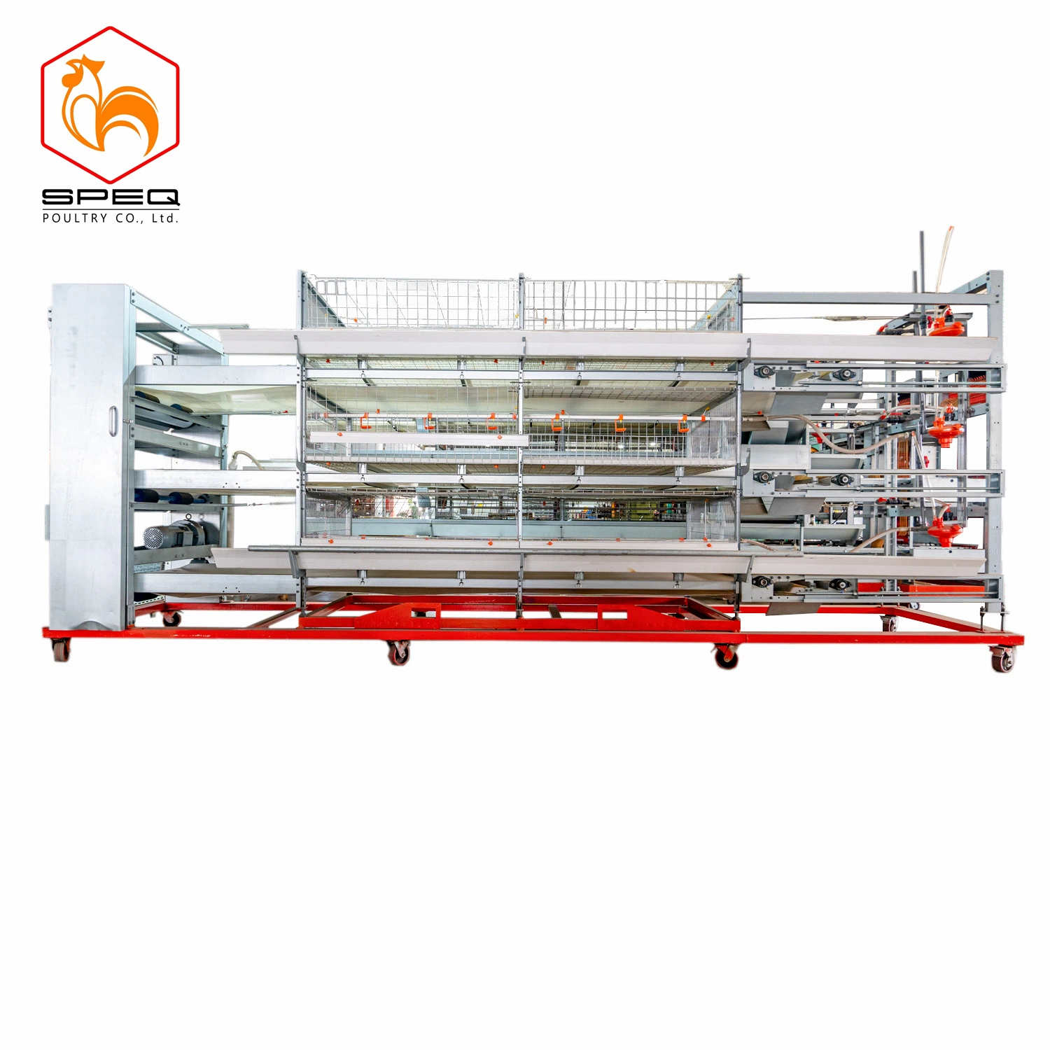 Máquinas de gado Equipamento de fazenda de aves gaiolas de alimentação automática para frangos de corte