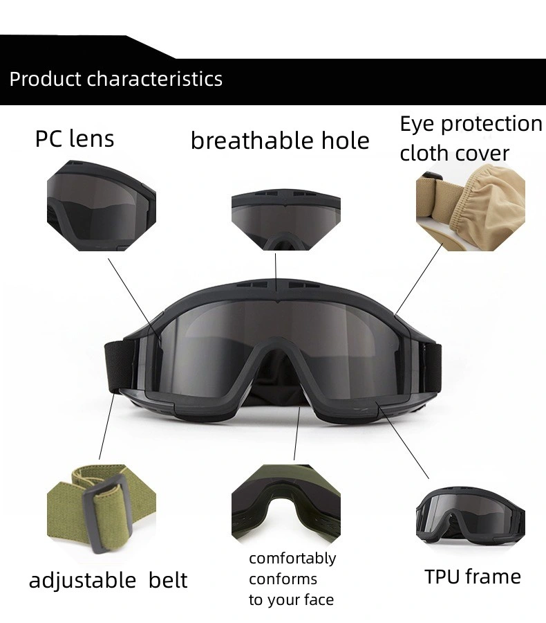 الرجال القتال التكتيكي الذين يبيعون بشكل ساخن، إطلاق نظّارات واقية على الأسلوب العسكري التكتيكي نظارات
