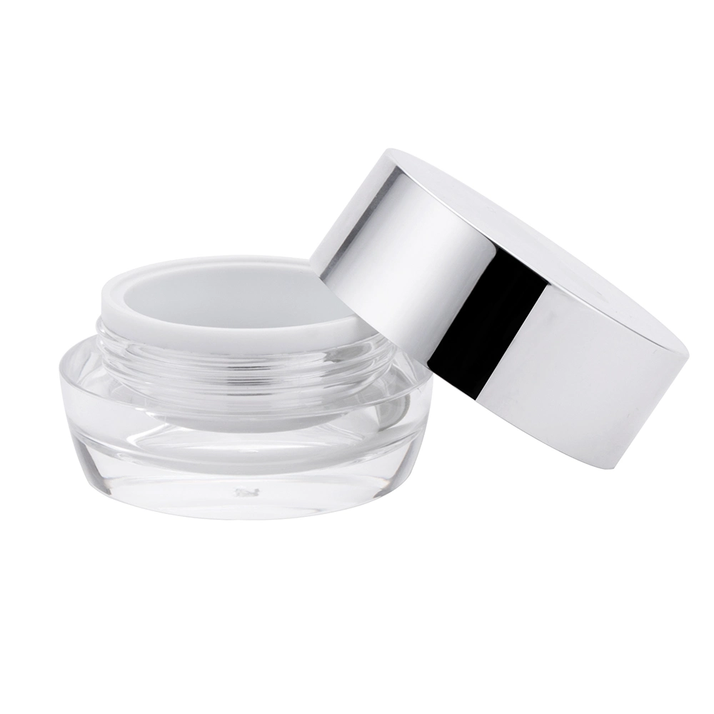 15g 30g 50g Double Wall Acrylic Cosmetic Round Jar Cosmetic Packaging