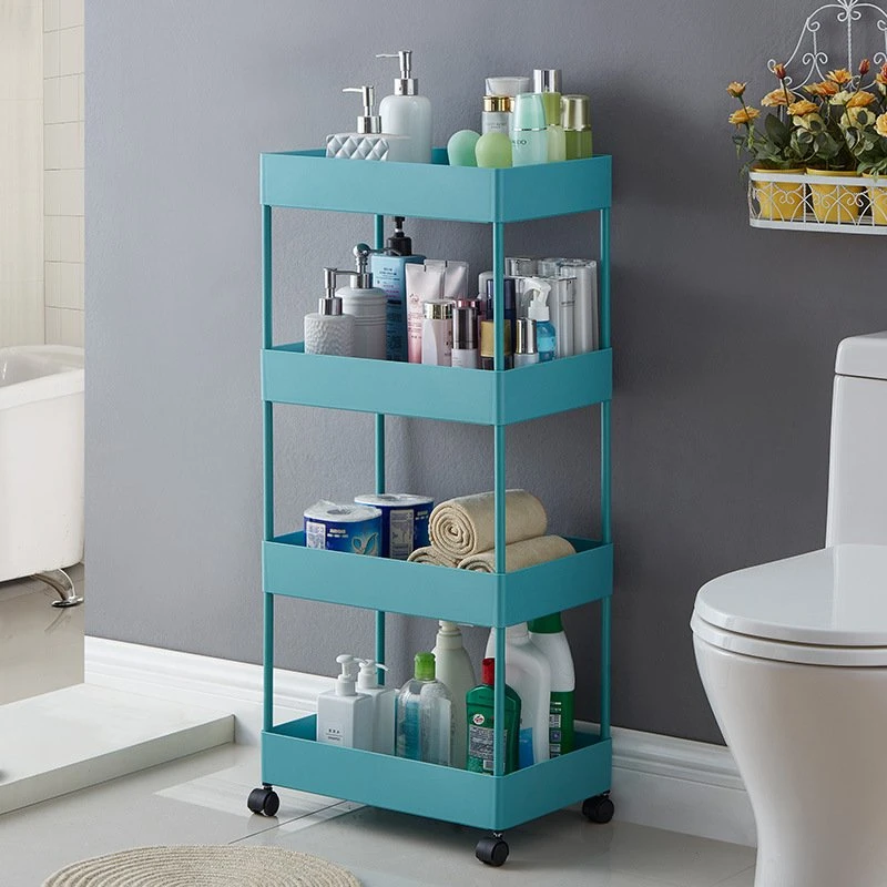 4 Tiers Kitchen Bathroom Home TPR PP Storage Organization