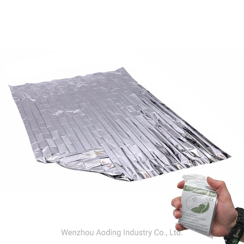 Emergency Mylar Blankets in Customized Size for Outdoor Hiking Camping