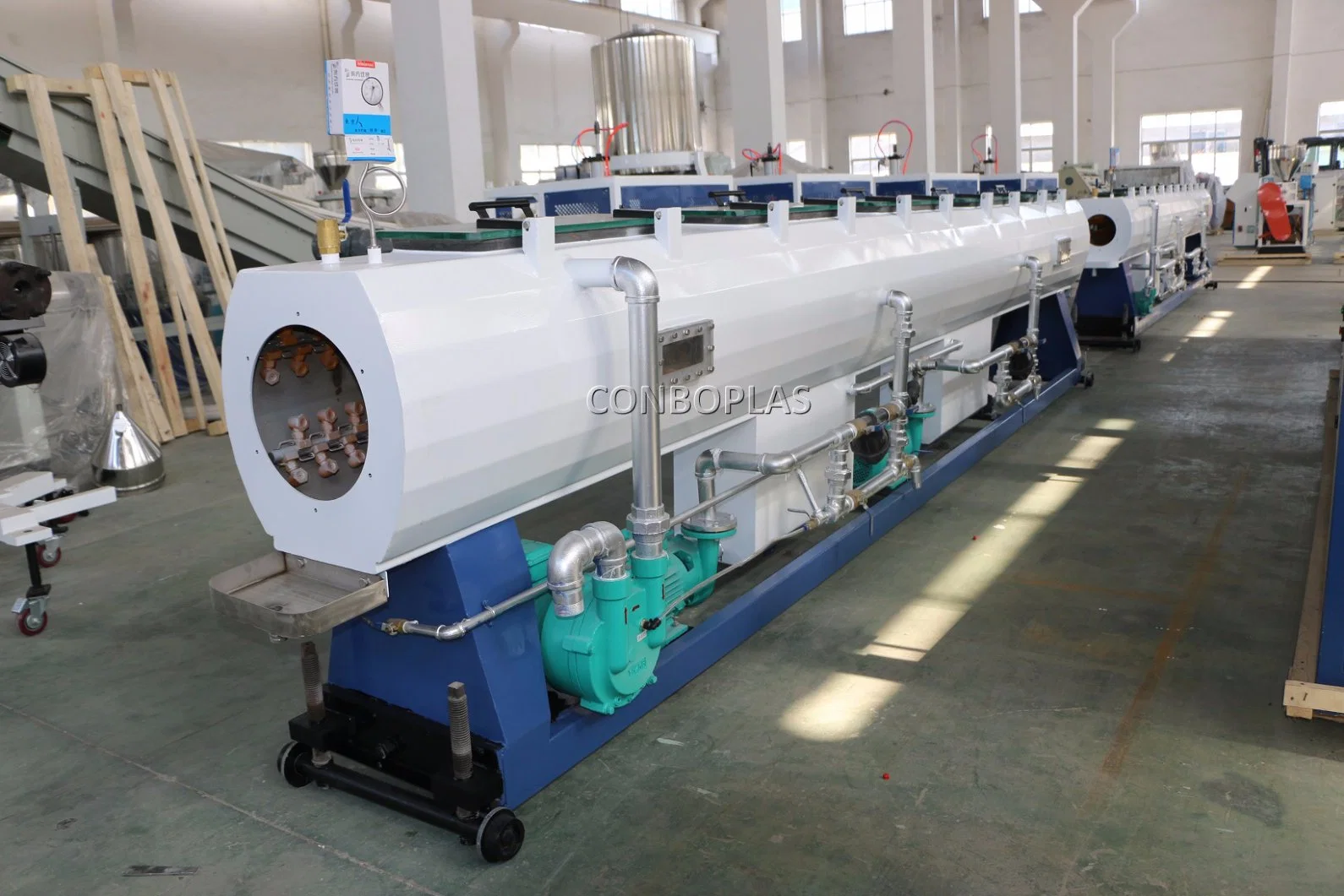 Double Three Layer Drainage PVC Pipe Production Line