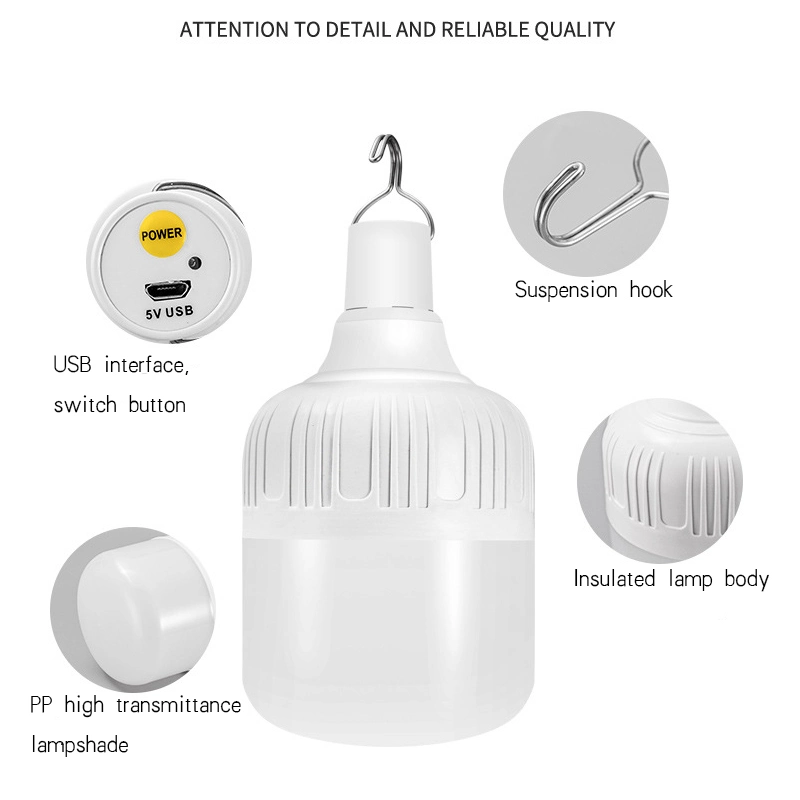 Для использования вне помещений для использования внутри помещений 5/7/9/12/15/18/40/60/80/120W USB аккумулятор лампы аварийной светодиодный светильник