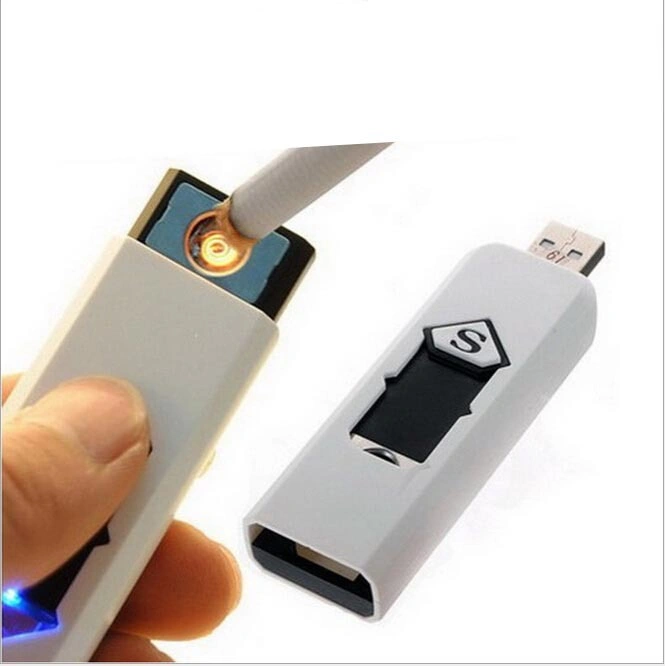 Don creativo USB sin Flama encendedor de cigarrillos