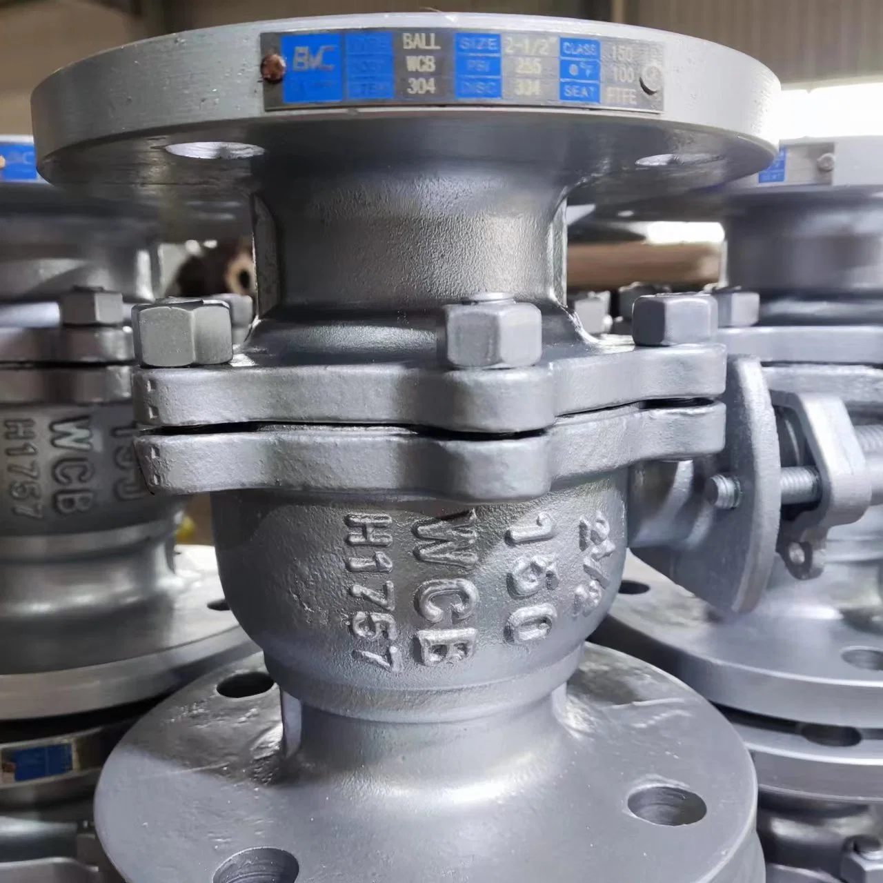 A216 Wcb CF8 / CF8m Ss Floating Type 2PC Flange Ball Valve