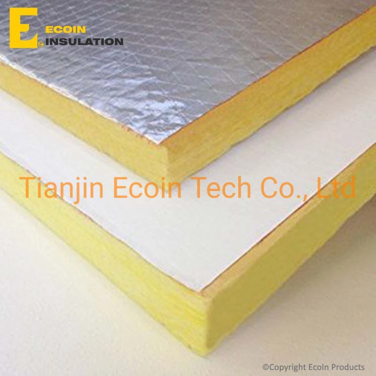 Glass Reinforced Wool Insulation Plate Glass Fiber Wool Board for Wall and Roof