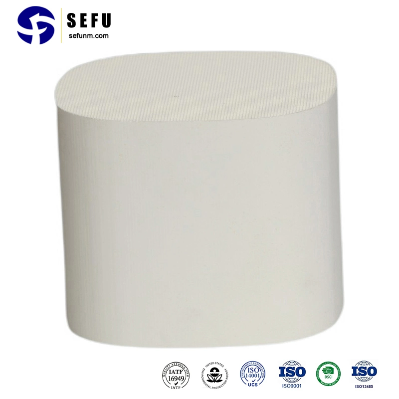 Sefu Ceramic Catalyst Substrate Automotive Three-Way Catalytic Converter Ceramic Filter Element White Carrier