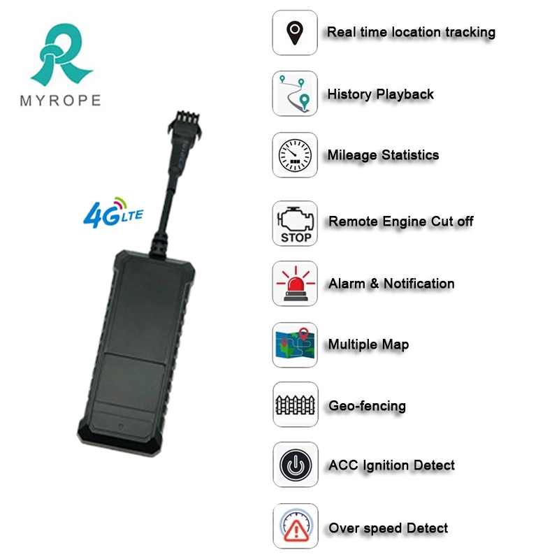 4G Moto coche GPRS SMS GPS Tracker GPS de seguimiento del sistema de encendido