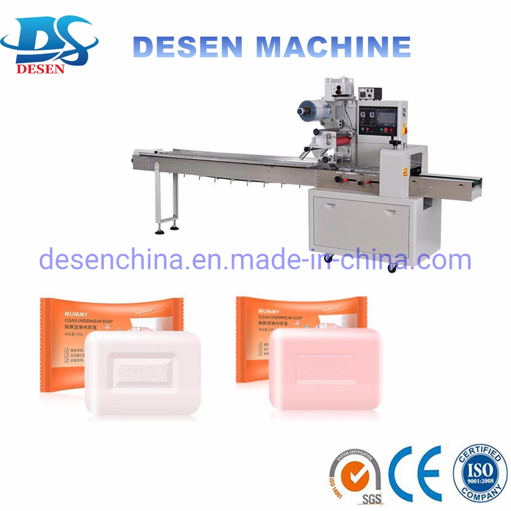 Pillow Pouch Type Automatic Flow Hotel Bar Soap Packing Machine