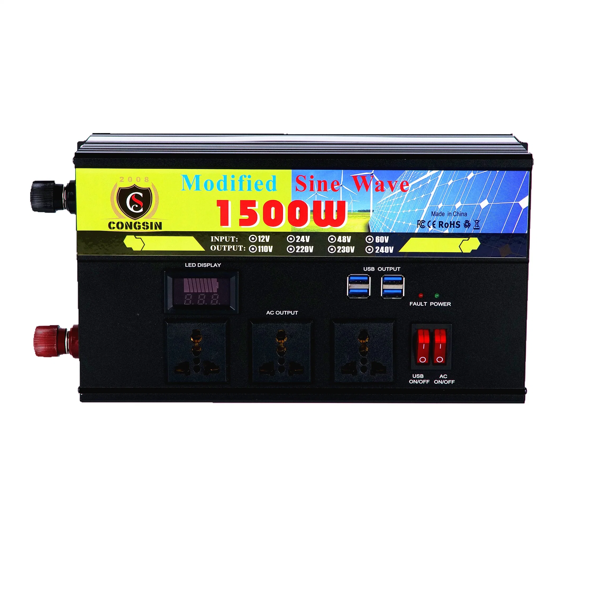 1.5KW modified sine wave inverter with LED display screen