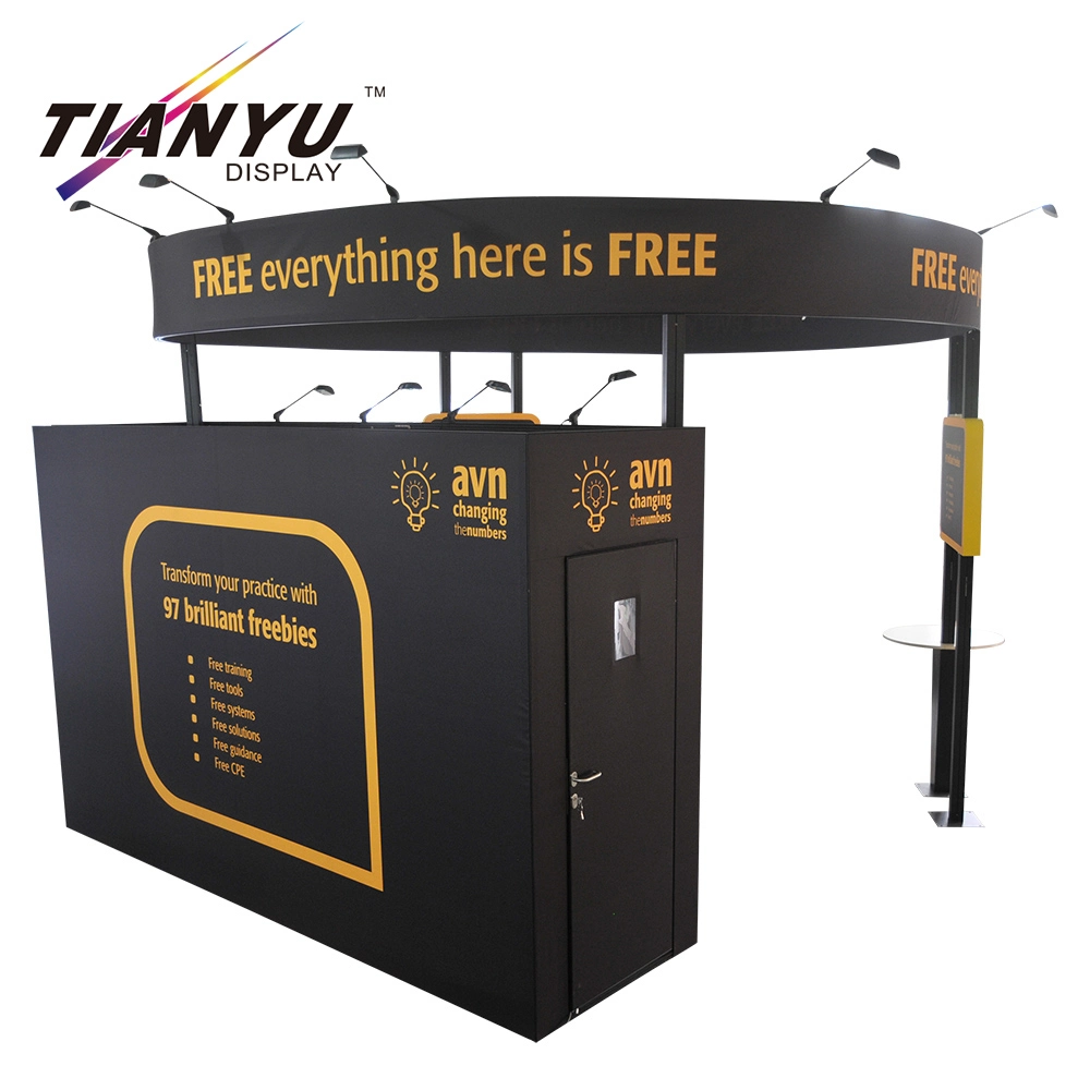 Tianyu Custom 3X3 Aluminum China Display Stand Design Expo Trade Show Exhibition