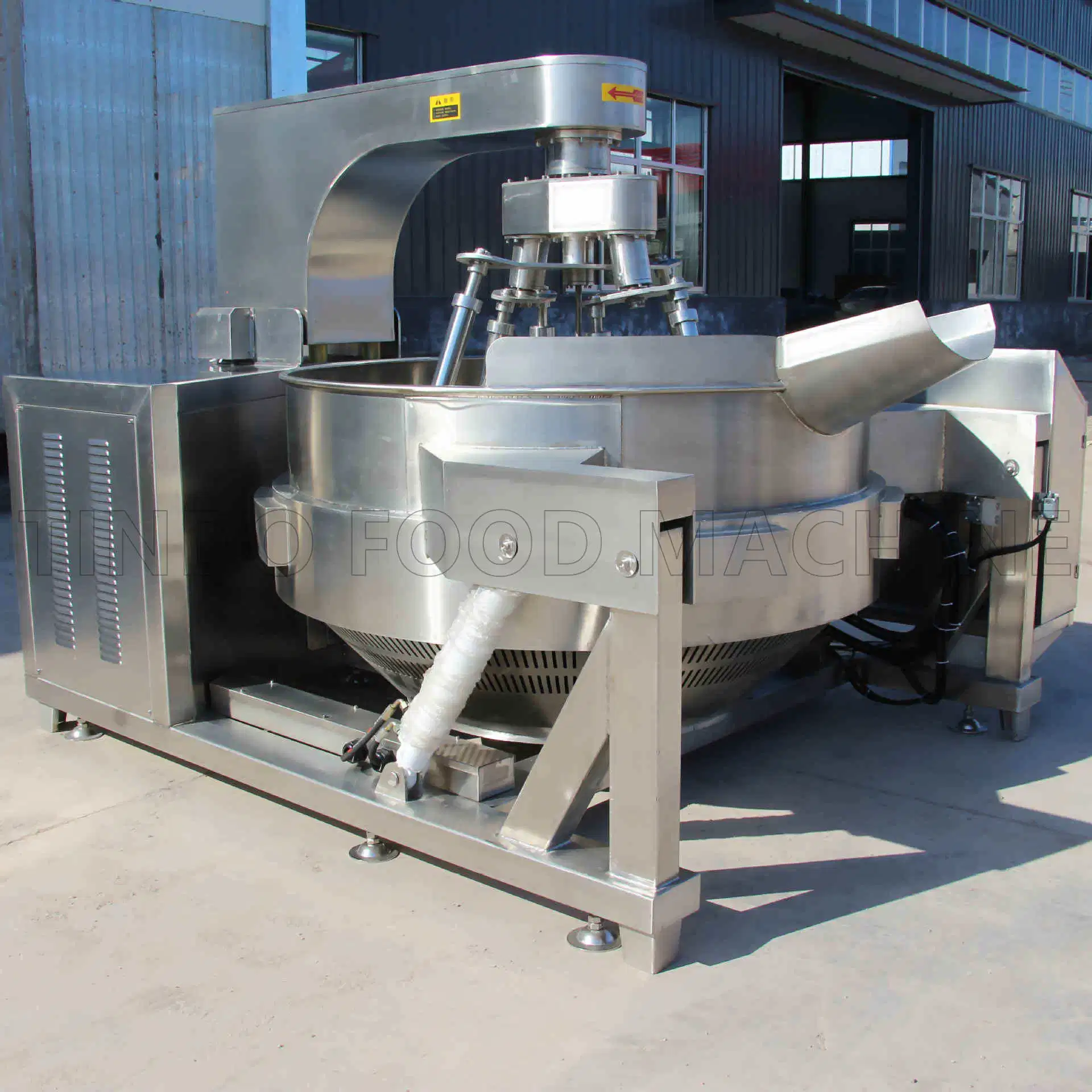 Stainless Steel Tilting Cooking Mixer Cooking Kettle Food Production Equipment Price