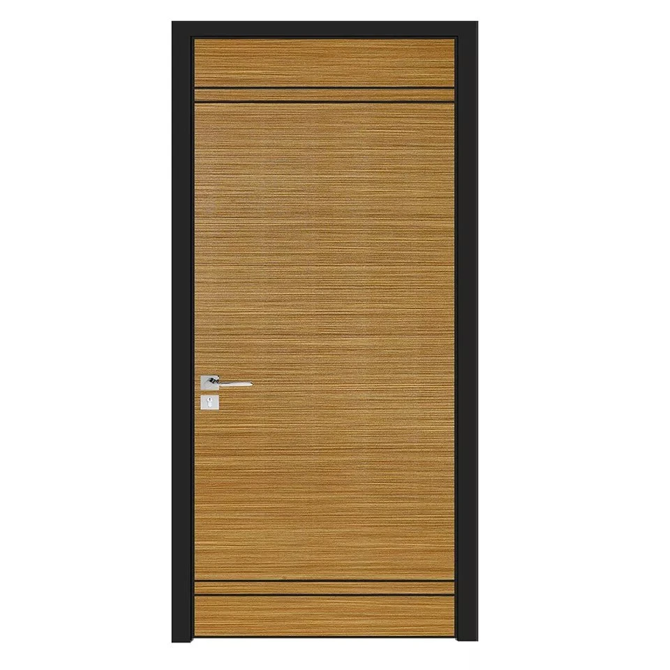 36*80 Inch American Style Metal Frame Wooden Doors