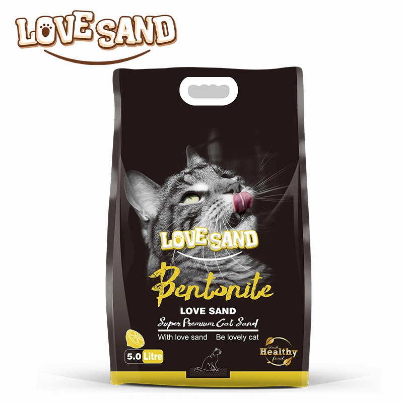 Cat Sand Pet Products 100% Plant Natural Bulk Cat Litter Wholesale/Supplier Bentonite Clay Clumping Cat Litter Pet Pellet Sand