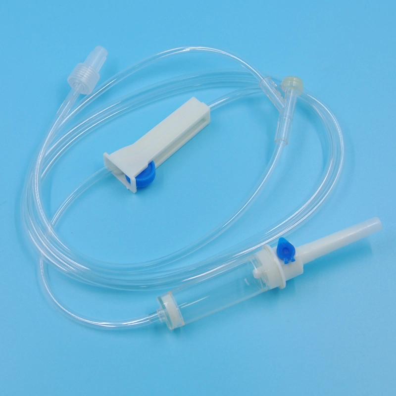 Disposable Medical Supplies Professional Manufacturer Infusion Set Vented Plastic Spike with Standard Chamber or Luer Lock