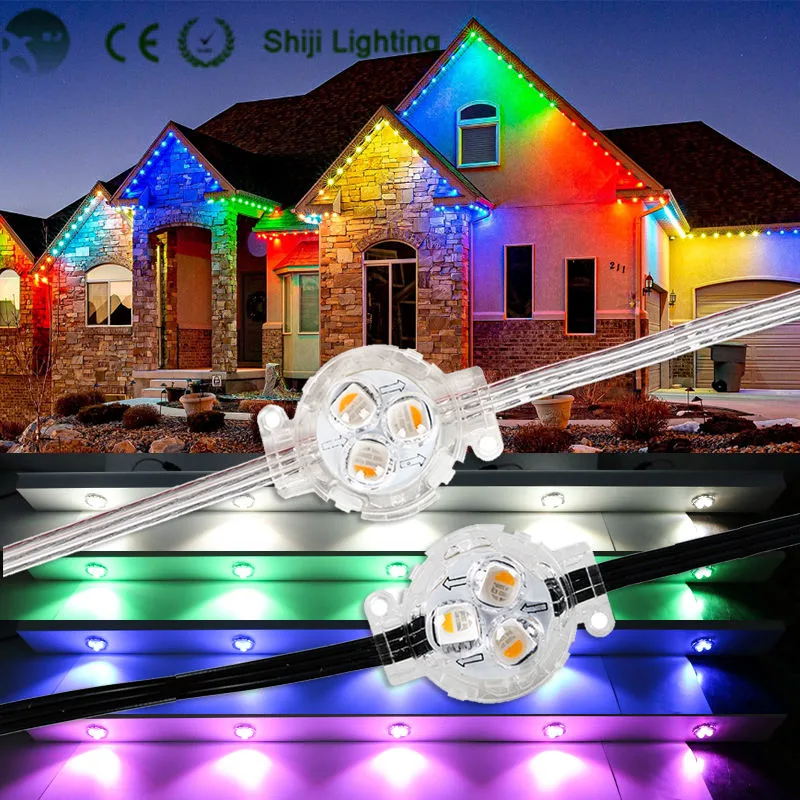 Christmas 30mm RGBW LED Outdoor Waterproof Track Pixel Lights