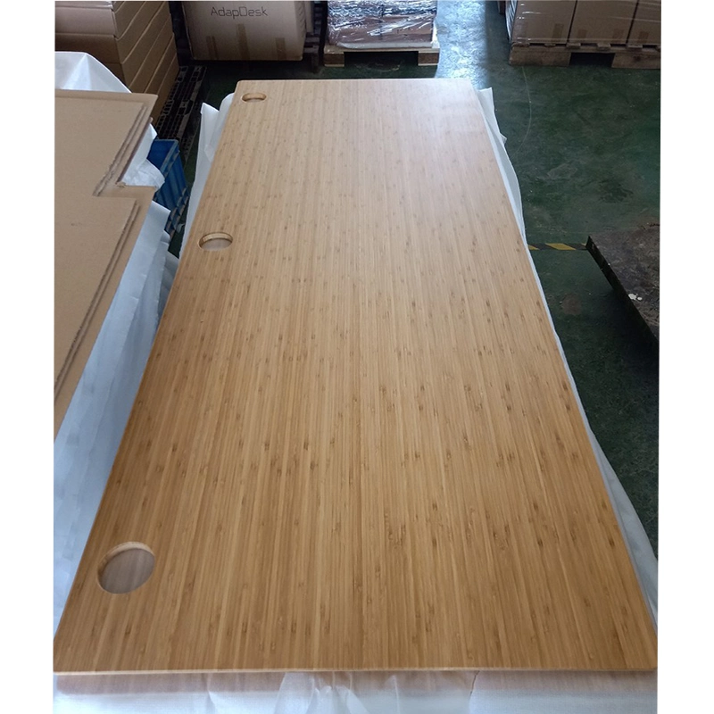 Custom Shape Office Furniture Table Top Eco-Friendly Bamboo Desktop Factory