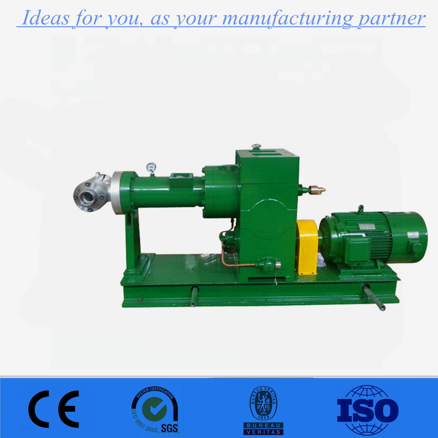 Xj-200 Single Screw Hot Feed Extruder Machine / Cold Feed Rubber Extruding Machine