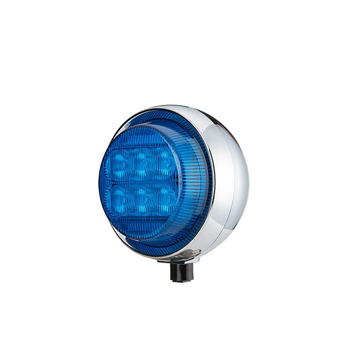 Senken Rojo Azul LED Luz delantera de emergencia de la motocicleta