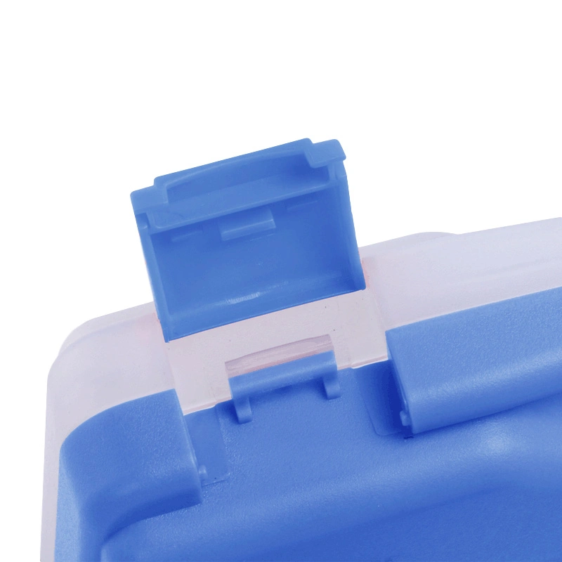 علبة منظّم تخزين أدوات بلاستيكية شفافة قابلة للنقل مقاومة للماء PP Toy Plastic Transparent Tool Organizer