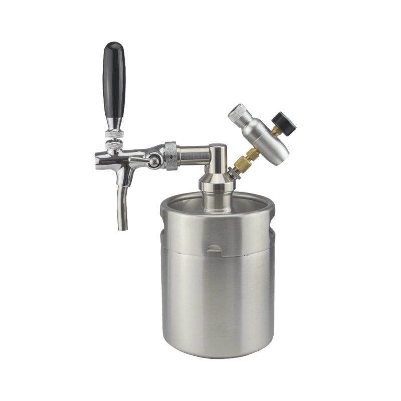 Mini Keg Carbonated CO2 Insulated Stainless 5L Mini Beer Keg with Dispensing System