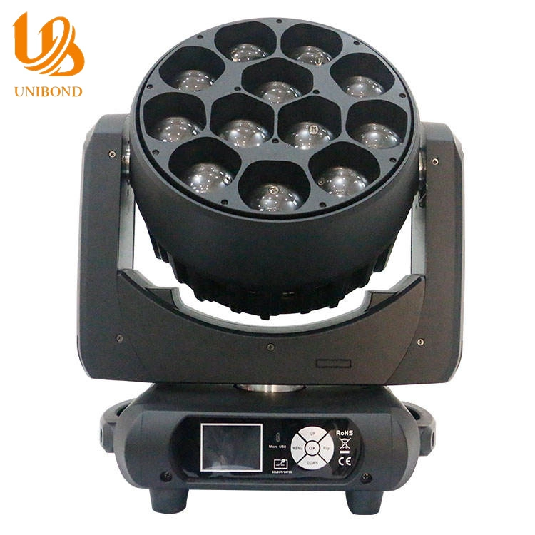 High quality/High cost performance  12X40W Pixel Zoom RGBW 4in1 LED Moving Wash Light