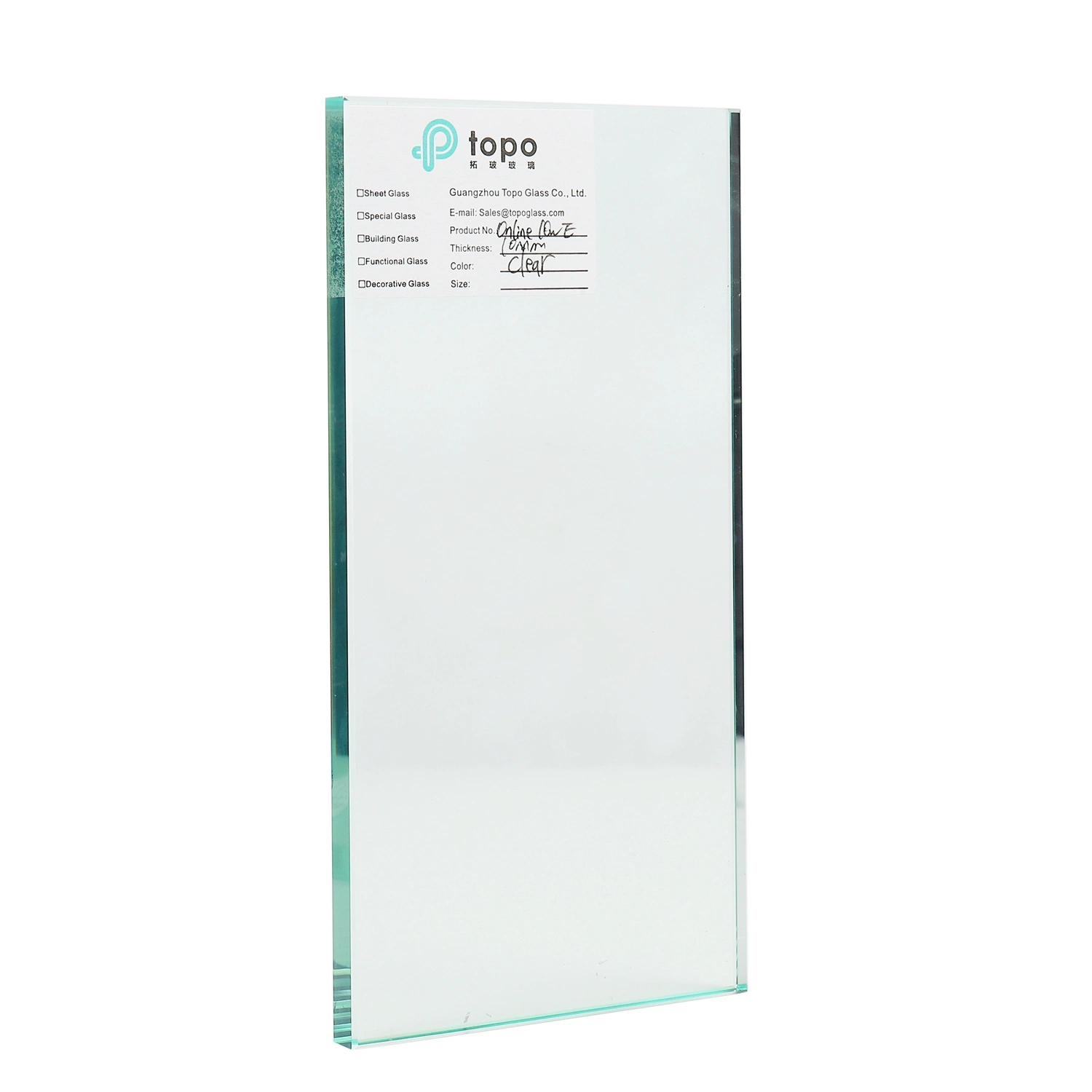 Heat Reflective Curtain Wall Low-Emissivity Soft Energy Efficient Glass (LE-TP)