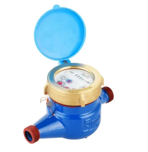 مقياس التدفق الجاف متعدد النفاثة الصين الحديد Cast Body Cold الفئة B R80 Water Meter Factory