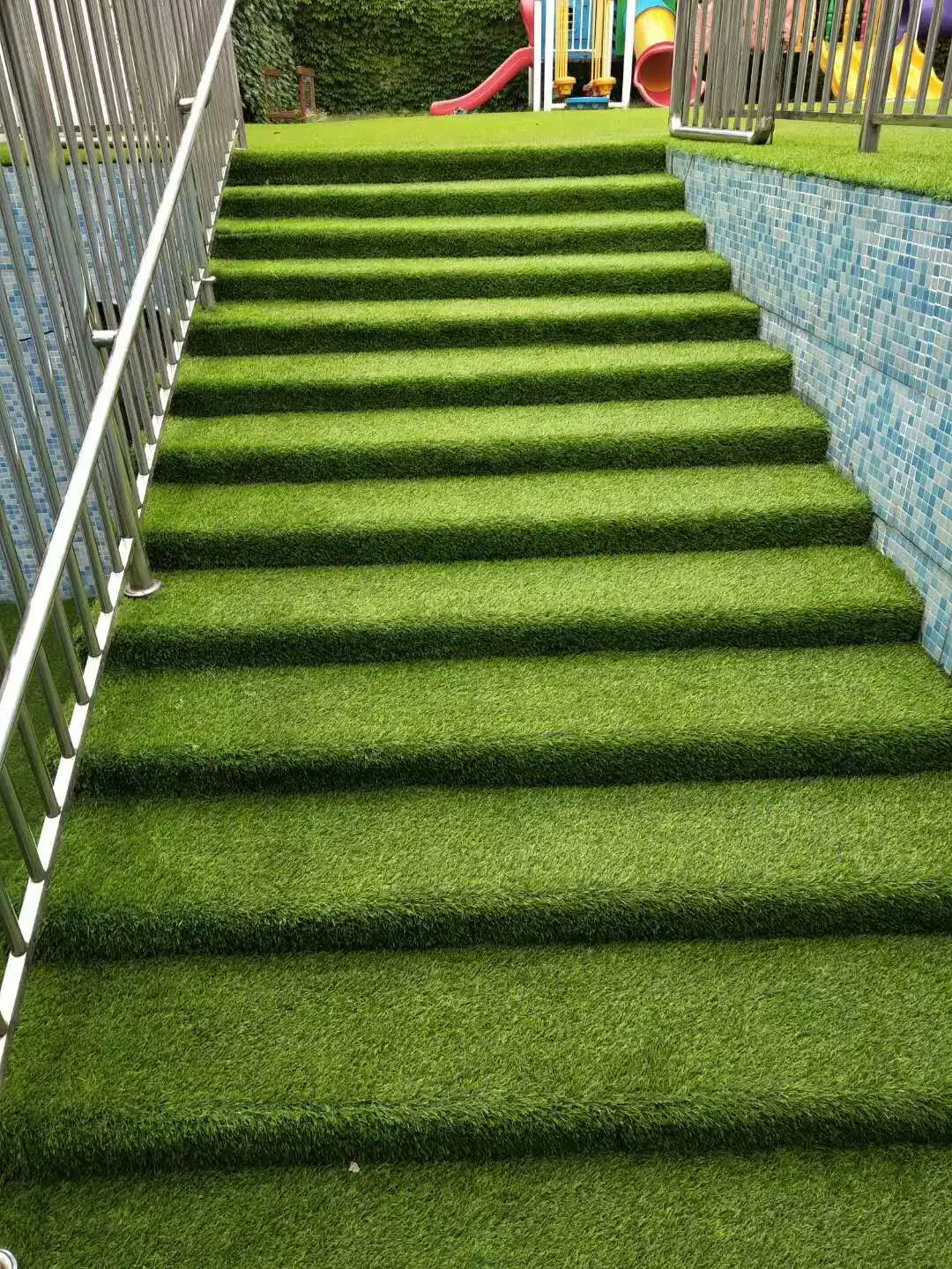 High Temperature Heat Resistance Anti Flame Synthetic Landscape Turf